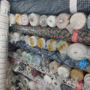 Tissu léger et fluide en mousseline de polyester imprimé coréen, lot Jenny, 100 % polyester, doux, fluide, divers motifs pour robes et chemisiers - Product Image 4