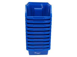 Bacs de rangement rectangulaires en plastique industriels robustes Conception multifonctionnelle à grande ouverture avant Injection moderne efficace - Product Image 4