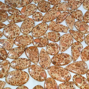 ขายดีที่สุดใหม่ป๊อปปี้แจสเปอร์พลอยกึ่งมีค่าป๊อปปี้แจสเปอร์อัญมณีหลวมสำหรับเครื่องประดับ - Product Image 2