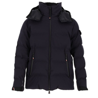 Veste matelassée pour homme, légère et chaude pour l'hiver, décontractée, écologique, respirante, 100% nylon, fermeture éclair, imperméable, réversible, coupe-vent