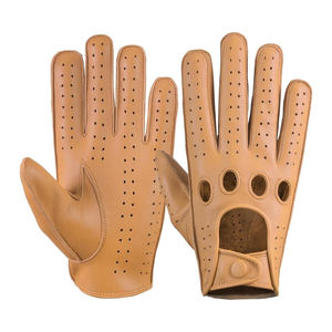 Gants de conduite en cuir véritable de haute qualité, en matériau durable, au Pakistan - Product Image 4