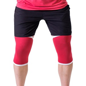 Compression Fit Knee Sleeve Nylon Material for Training and Support Customizable Sports Gear Compression Workout <b>Gym</b> Accessories - Product Image 4