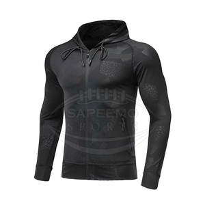 Sweat à capuche de sport pour homme, performance de base, hiver, uni, respirant, en polaire, anti-humidité, écologique, élégant, athlétique, à capuche - Product Image 1