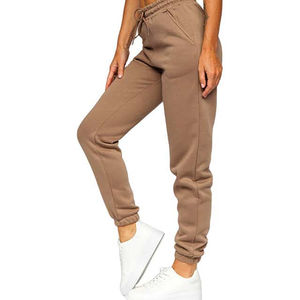 Venta al por mayor de pantalones de Jogger planos de algodón 100% para mujer personalizados OEM estilo callejero informal Anti-Pilling de alta calidad a la venta - Product Image 6