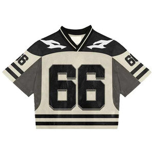 Camiseta de fútbol americano de malla al por mayor, camiseta de fútbol americano de malla de poliéster, camiseta de fútbol americano, MOQ bajo, personalizada al por mayor - Product Image 3