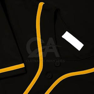 Diseño diferente Mejor precio Botón Jersey para ropa deportiva Nueva llegada 2025 Botón personalizado Jersey - Product Image 4