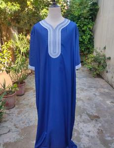 OEM Hombres Ropa Islámica Nuevo Diseño Jubba Thobes | Thobe Hombres Musulmán Kurta para Hombres Jalabiya Morocan Djellaba | Arabia Jubba Thawb - Product Image 1