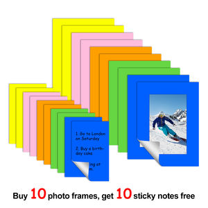 Cadre <span class=keywords><strong>photo</strong></span> amovible, notes autocollantes, support de notes <span class=keywords><strong>mural</strong></span> réutilisable, impression personnalisée pour la maison, le bureau, l'école - Product Image 2