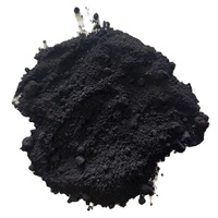 Fabricants gros oxyde de fer noir 722 bâtiment peinture colorant brique asphalte ciment béton caoutchouc
