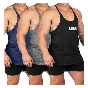 Ropa de calle, chaleco Stringer Diseña tu propio, camiseta sin mangas, camiseta sin mangas para gimnasio, camiseta sin mangas deportiva informal de secado rápido para Fitness - Product Image 6