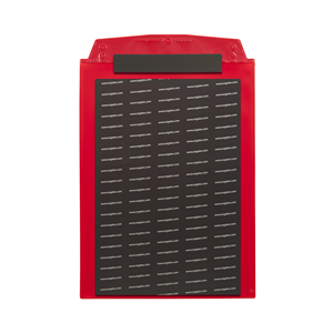 Portadocumenti con tasca trasparente magnetica, A5 verticale, Rosso, 10 pz. / Confezione.- SDVF/5210-01 - Product Image 1