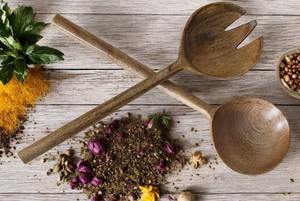 Cuillère en bois à cœur droit, cuillère de service vintage faite à la main, ustensile de cuisine en bois naturel, vaisselle en bois naturel, amour biologique - Product Image 5