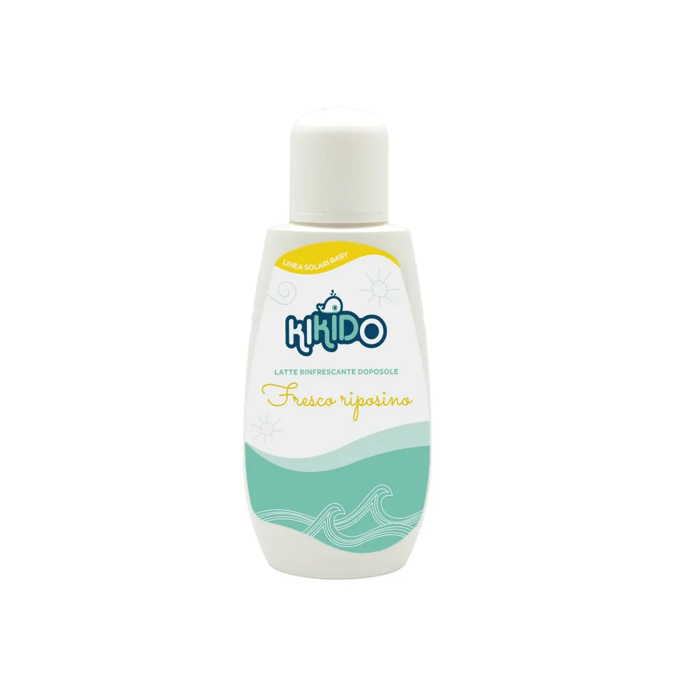 High Quality Italian Baby Organic After Sun Revitalizing Milk Cream Kikido Fresco Riposino Body Skin Bath Child Beauty Care