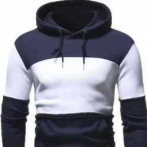 เสื้อสเวตเตอร์มีฮู้ดของผู้ชายแบบลำลองปักโลโก้ด้านหน้า - Product Image 3