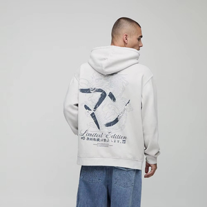 Pullover Hot Sale OEM ODM Wholesale High Quality Fashion Men's Hoodies 100% Cotton Custom Logo Heavyweight Unisex Hoodie - Product Image 1