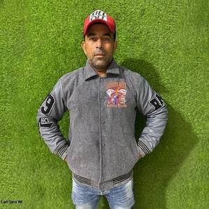 Veste bomber en coton 100% personnalisée REDDITO SPORTS, best-seller, pour homme, de qualité supérieure, imperméable, respirante, avec doublure en polaire sur le devant - Product Image 1