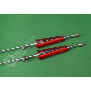 Ciseaux-pinces pour chirurgie cardiaque, ensemble de 2 pièces, angle de la pointe 45 degrés vers le haut et diamètre de la gaine 3 mm, insert de canal de nettoyage - Product Image 4