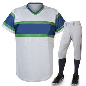 Uniforme de béisbol para hombre, ajuste cómodo con pretina elástica, duradero y diseñado para uso deportivo activo - Product Image 1