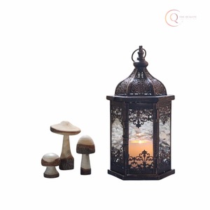 Lanterne porte-bougie en métal de qualité supérieure pour les célébrations et les fêtes du Ramadan |   Étanche et durable, personnalisable - Product Image 4