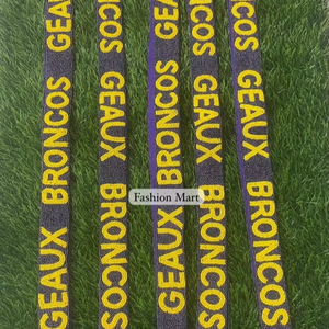 Correas de Gameday hechas a mano con cuentas, de algodón estilo elegante cadena Ins, dijes de teléfono de plástico desmontables para personalizar nombres universitarios - Product Image 1