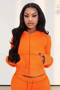 ชุดวอร์มสำหรับผู้หญิงชุดวิ่งจ๊อกกิ้งพิมพ์ซับลิเมชันออกแบบได้เอง - Product Image 3