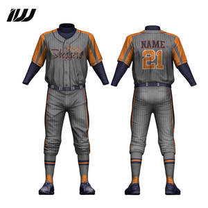 Nueva Llegada Conjuntos de Uniformes de Béisbol Deportivos para Hombre Adulto Transpirables 100% Poliéster Mejor Precio Conjuntos de Béisbol - Product Image 2