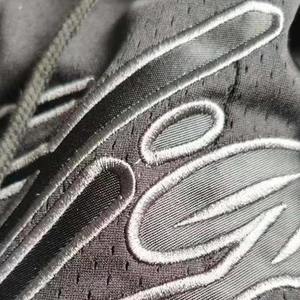 Pantalones cortos informales de malla pesada para hombre, bordado de diseñador, 100% algodón, cierre de mosca con cremallera de alta calidad - Product Image 3