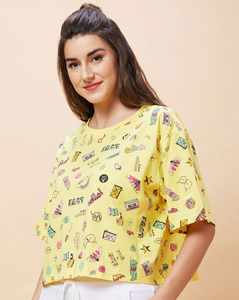 Nueva llegada Unisex 100% algodón camiseta personalizada verano Boxy media manga Casual camisetas para mujeres - Product Image 2