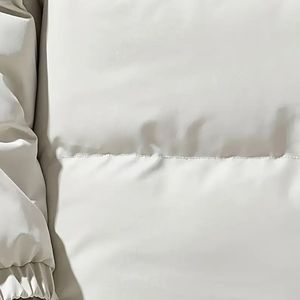 Veste matelassée réversible pour hommes personnalisée OEM Manteau d'hiver épais avec capuche chaude et fermeture éclair Manteau à bulles de ski Style vintage à la mode - Product Image 4