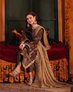 Vestido Formal de Trabajo para Mujer, Moderno, de Excelente Calidad, Último Modelo 2025-2026, Salwar Kameez de Algodón para Fiesta 01228 - Product Image 2