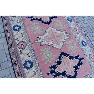 Alfombra turca Vintage grande de 5,6x7,8 pies, diseño de retazos, Material de lana, látex para adolescentes, forma rectangular, habitación de alfombra para Tabriz, pasillo - Product Image 5