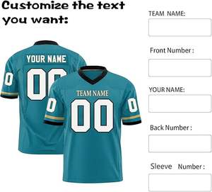 Maillot de football à manches courtes personnalisé chemise de pratique à séchage rapide avec nom et numéro d'équipe personnalisés - Product Image 2