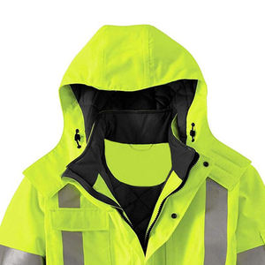 Chaqueta Bomber Impermeable para Hombre, Nuevo Modelo, Servicio OEM, Ropa de Trabajo de Seguridad Reflectante con Cuello Alto de Lona y Logotipo Frontal - Product Image 5