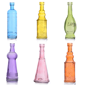 Набор стеклянных бутылок из бирюзы - Product Image 4