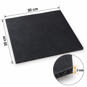Graphene Nano 5-layer E-glass/Graphene/CNT/Fullerene/Copper-Nickel <b>Fabric</b> 30cm 200g/m Medium Weight Abrasion Resistant Nonwoven - Product Image 5