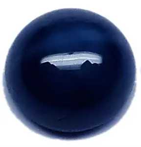 Flawless 100% Natural 6 Rays Dark Blue Star Sapphire Round Cabochon Loose Gemstones for Jewelry Makings (5mm - 9mm) Amazing Gems