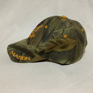 Gorras al por mayor 100% algodón cepillo Material 5 paneles gorra de béisbol gorra personalizada gorra estructurada para hombre Ronpex - Product Image 2