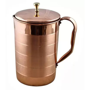 Hammered Texture Superior Quality Copper Made Water Drinkware Storage Kitchenware Jugs Table Centerpiece In Impressive Price - Product Image 3