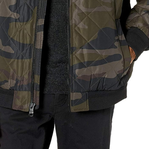 Vêtements de qualité supérieure en gros Vestes de bombardier personnalisées pour hommes Veste coupe-vent décontractée simple pour hommes en vente d'usine - Product Image 6