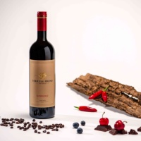 Vin rouge italien rouge toscan IGT GORGOLI Bouteilles de 0.750 litres boisson alcoolisée GVERDI Selection Made Italy Red Wine