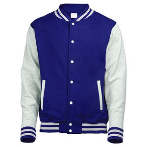 Vente chaude sur mesure de haute qualité Varsity Jackets Baseball Jackets Hommes Unisex Varsity Jacket Bourgogne - Product Image 3