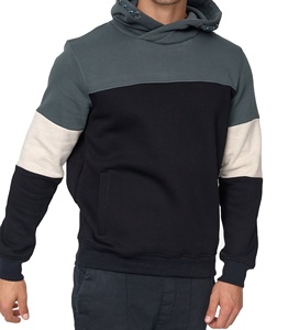 Basics Sweat à capuche pour homme de haute qualité 100% coton Style streetwear Couleurs unies simples Taille plus grande Surdimensionné Hiver - Product Image 1