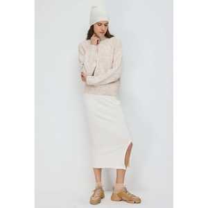 Suéter Casual de Punto Acrílico para Mujer, con Detalle de Estampado Bósforo, Cuello Alto Transpirable, Manga Larga, Versión Otoño, Corte Holgado - Product Image 3