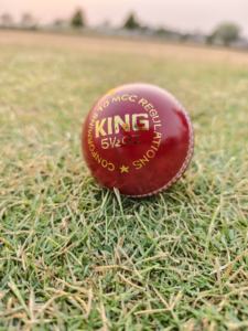 Ballon de cricket professionnel en cuir durable pour le cricket et les matchs, couleurs rouge, blanc et rose, pour l'extérieur - Product Image 6