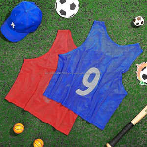Babero de entrenamiento de malla, camisetas de fútbol, chaleco de malla, camiseta de fútbol, logotipo de secado rápido, chaleco de entrenamiento estampado, babero de entrenamiento de malla de fútbol - Product Image 3