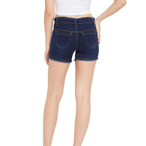 Distress Denim <b>Shorts</b> Casual <b>Shorts</b> With Custom Designs Straight Pocket Ladies Jean <b>Shorts</b> Zipper Denim High Waist Jean <b>Short</b> - Product Image 2