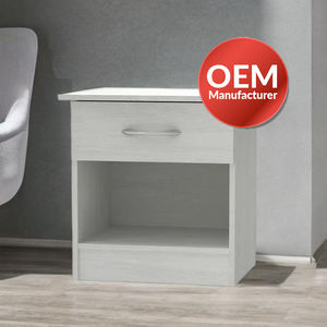 OEM <b>Wooden</b> <b>Bedside</b> <b>Tables</b> 1 <b>Drawer</b> 1 Shelf Nightstand <b>Bedside</b> <b>Table</b> <b>with</b> <b>Drawer</b> - Product Image 1