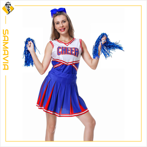 Conjuntos Deportivos de Shorts y Brasier de Animadoras Personalizados SAMAVIA, Servicio OEM, 100% Poliéster Elástico, Uniformes de Animadoras para Niñas - Product Image 3