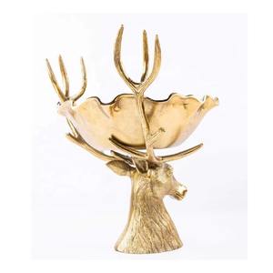 ชามเสิร์ฟรูปกวางสีทองเหมาะสำหรับขนมขบเคี้ยวและผลไม้ถั่วเหมาะสำหรับงานแต่งงานโรงแรมร้านอาหารห้องครัว - Product Image 6