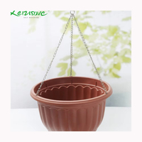 Whism — panier classique de jardin suspendu, en plastique, pour pots de fleurs, de planteur, décoration, pour le balcon